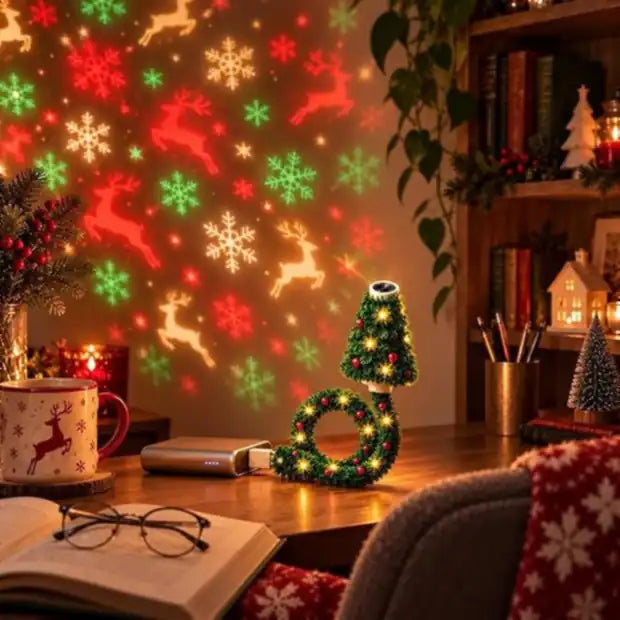 The Lumi Tree in a cosy living room